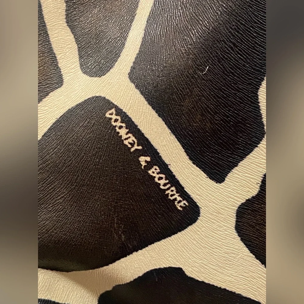 Dooney & Bourke *Blue Duck* Giraffe Print Hobo Bag, EUC